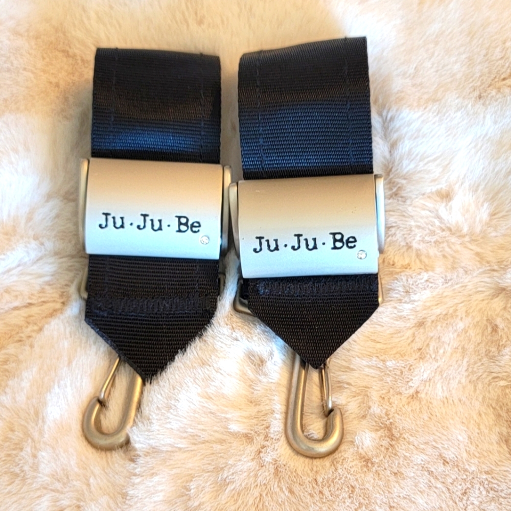 JU JU BE Pair of stroller straps.